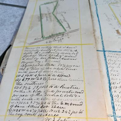 Large Lot Antique Ephemera Deeds, Wills - Earliest c. 1812