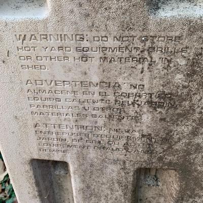 Rubbermaid Horizontal Storage Shed (BP-HS)