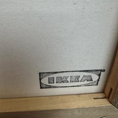 Lot 128 IKEA canvas artwork