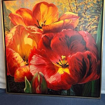 Lot 128 IKEA canvas artwork