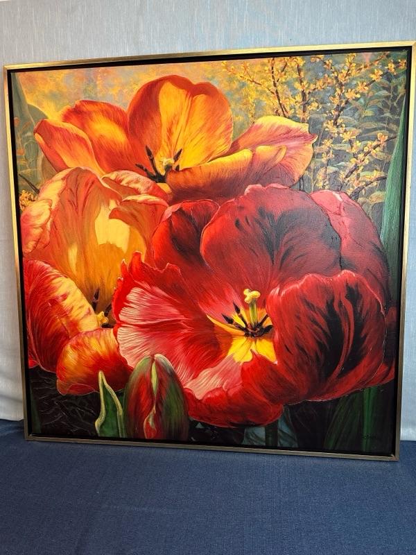 Lot 128 IKEA canvas artwork