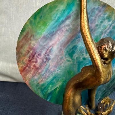 Lot 130 Sasparilla, nude female lamp