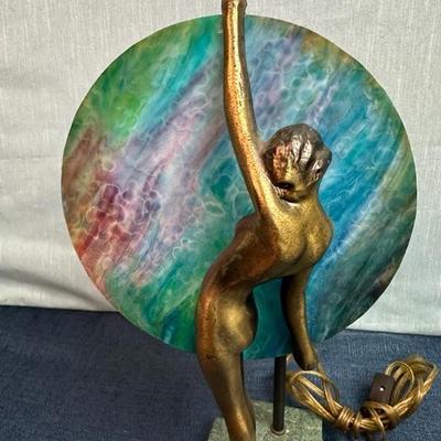 Lot 130 Sasparilla, nude female lamp