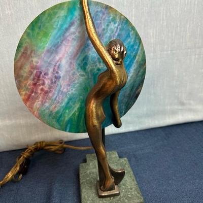 Lot 130 Sasparilla, nude female lamp