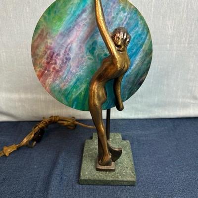 Lot 130 Sasparilla, nude female lamp