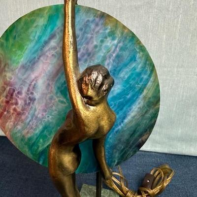 Lot 130 Sasparilla, nude female lamp