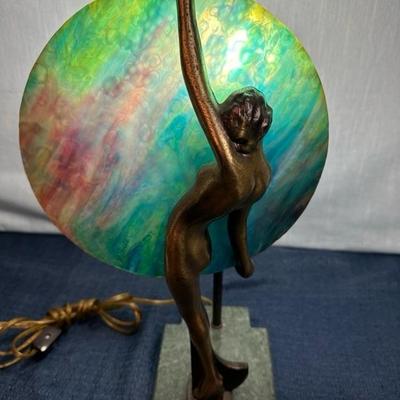 Lot 130 Sasparilla, nude female lamp
