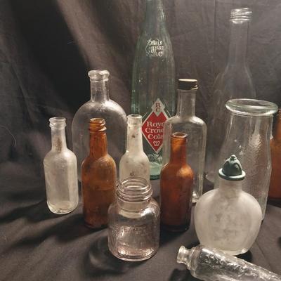 OLD GLASS BOTTLES