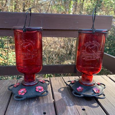 CB & Sons Hummingbird Elixir Feeders & a Suet Basket (L-HS)