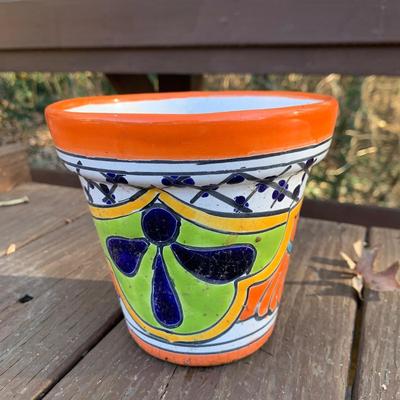 Colorful Hand Made Mexican Flower Pots & More (BP-HS)