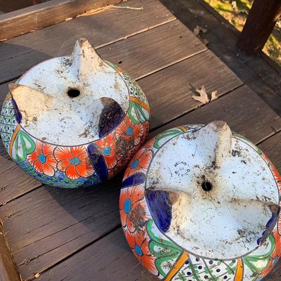 Colorful Hand Made Mexican Flower Pots & More (BP-HS)