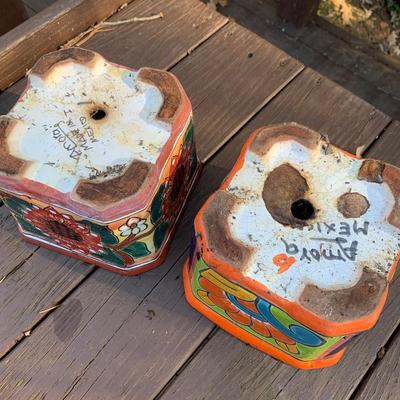 Colorful Hand Made Mexican Flower Pots & More (BP-HS)
