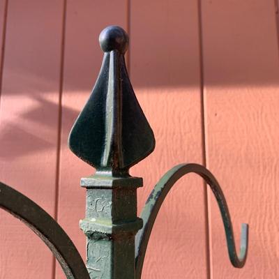 Four Hanger Shepherd Hook plus Solar Lights (BP-HS)