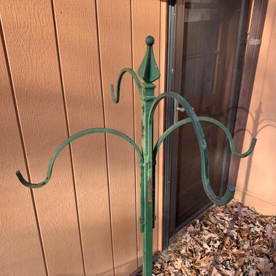 Four Hanger Shepherd Hook plus Solar Lights (BP-HS)