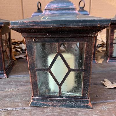 Four Hanger Shepherd Hook plus Solar Lights (BP-HS)