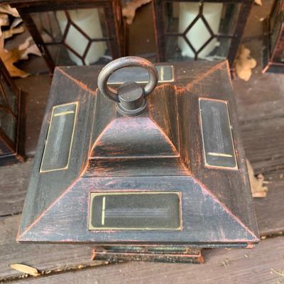 Four Hanger Shepherd Hook plus Solar Lights (BP-HS)