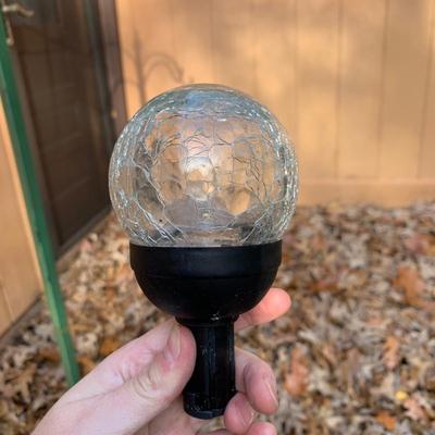 Four Hanger Shepherd Hook plus Solar Lights (BP-HS)