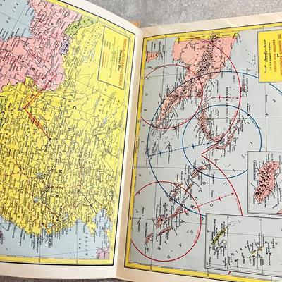Antique Vintage Lot 40â€™s Maps, Advertising, Ephemera