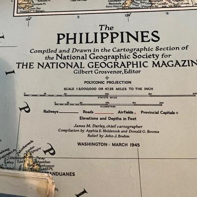 Antique Vintage Lot 40â€™s Maps, Advertising, Ephemera