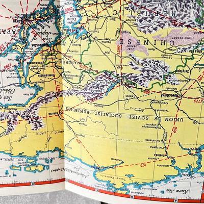 Antique Vintage Lot 40â€™s Maps, Advertising, Ephemera