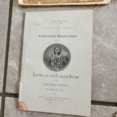 Antique Lot McClures & Scribners Magazines, Centennial Anniversary US Capitol