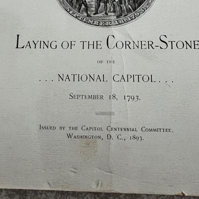 Antique Lot McClures & Scribners Magazines, Centennial Anniversary US Capitol