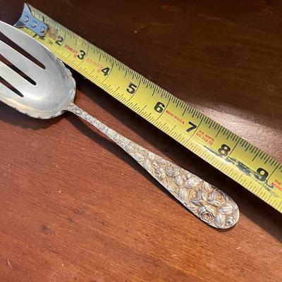 Antique Sterling Silver Serving Fork