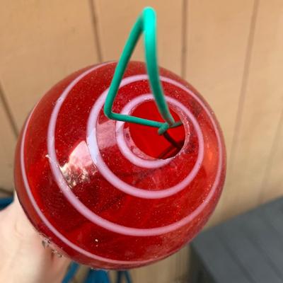 Hanging Glass Bell & More Outdoor Decor (K-HS)