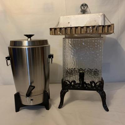 Del Sol Cold Beverage Dispenser & Stainless Steel Coffee Brewer (L-HS)