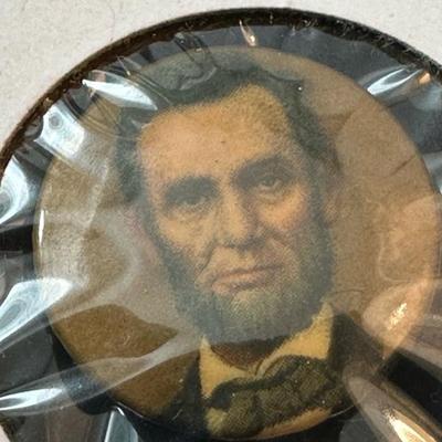 Lot 143 antique Abraham Lincoln campaign button