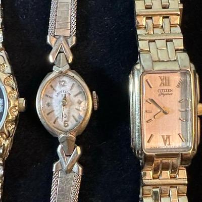 Lot 147 four ladies watches 