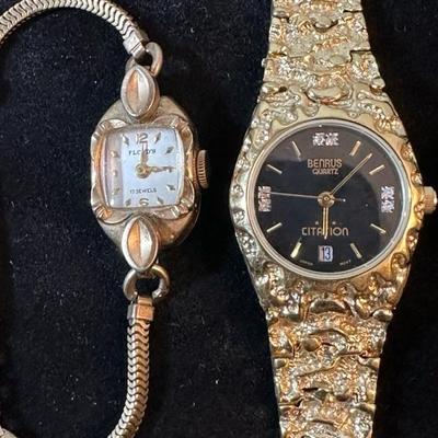 Lot 147 four ladies watches 