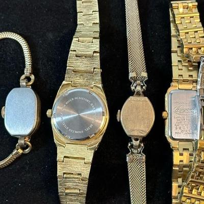 Lot 147 four ladies watches 