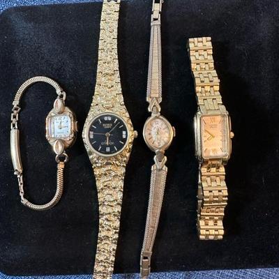 Lot 147 four ladies watches 