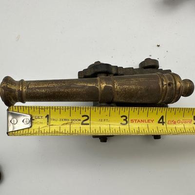 Six (6) Antique Desktop Cannons