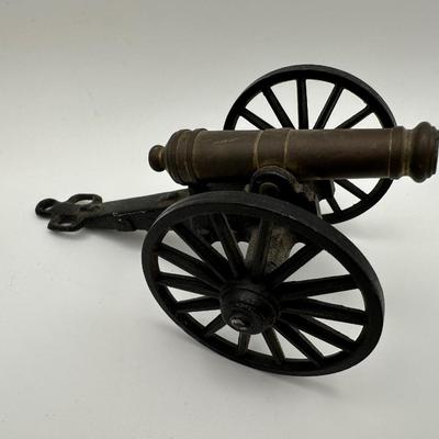 Three (3) Antique Desktop Cannons
