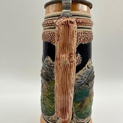 Two (2) German Steins