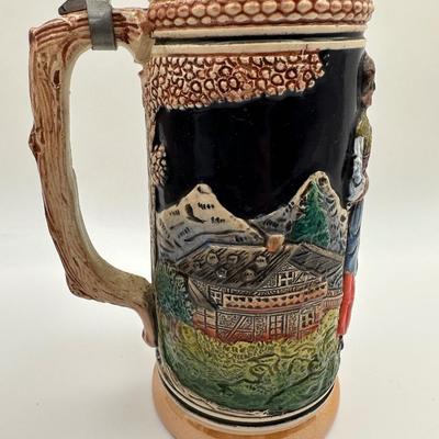 Two (2) German Steins