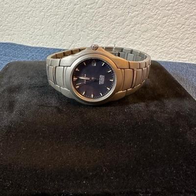 Lot 148 menâ€™s citizen, titanium watch