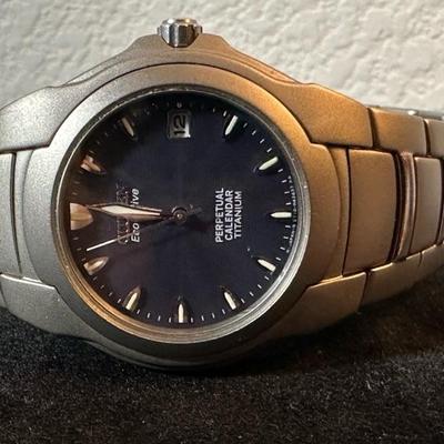 Lot 148 menâ€™s citizen, titanium watch