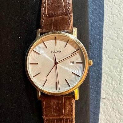 Lot 152, watches one Marvin pocket watch one Bulovaï¿¼ menâ€™s wrist watch