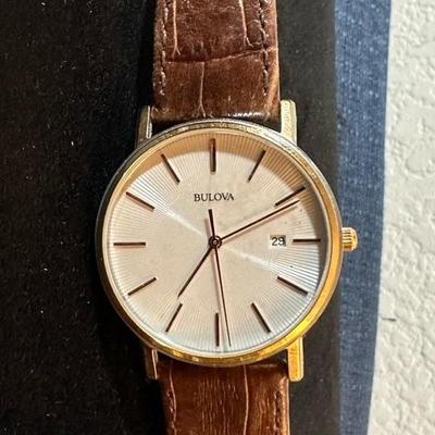 Lot 152, watches one Marvin pocket watch one Bulovaï¿¼ menâ€™s wrist watch