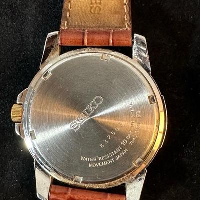 Lot 152 two Seiko  menâ€™s wrist watches
