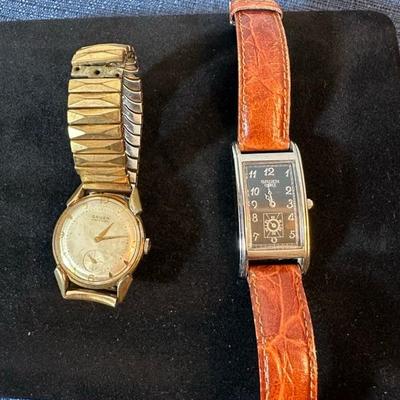 Lot 153 two Gruen mens watches