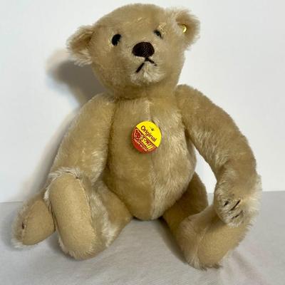 STEIFF 1985 Original 12" Teddy Bear with Ear clip - Light Tan