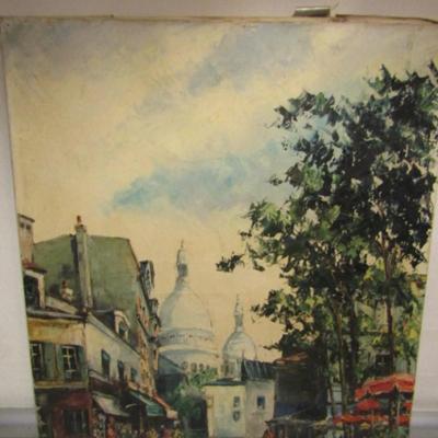 Original Art on Canvas- Signed by Artist- Approx 18