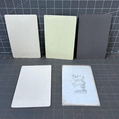 5 Antique Cabinet Cards of UTAH Photographers