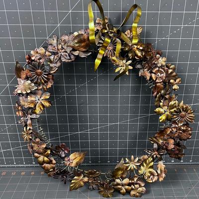 Petties  Dresden Brass Floral Wreath 