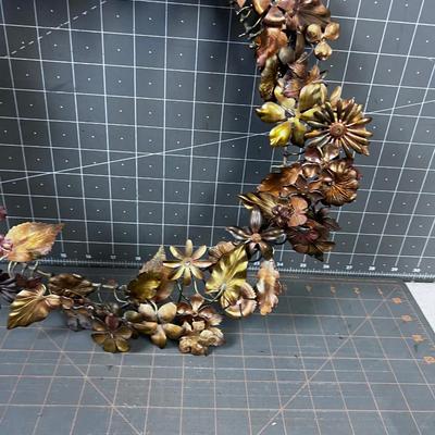 Petties  Dresden Brass Floral Wreath 