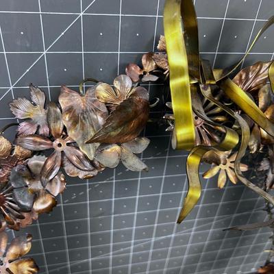Petties  Dresden Brass Floral Wreath 